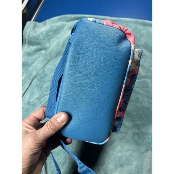 Disney Lilo & Stitch Pink Palm Flower Bioworld Mini Backpack NWT Hawaii Tropical - Picture 6 of 7